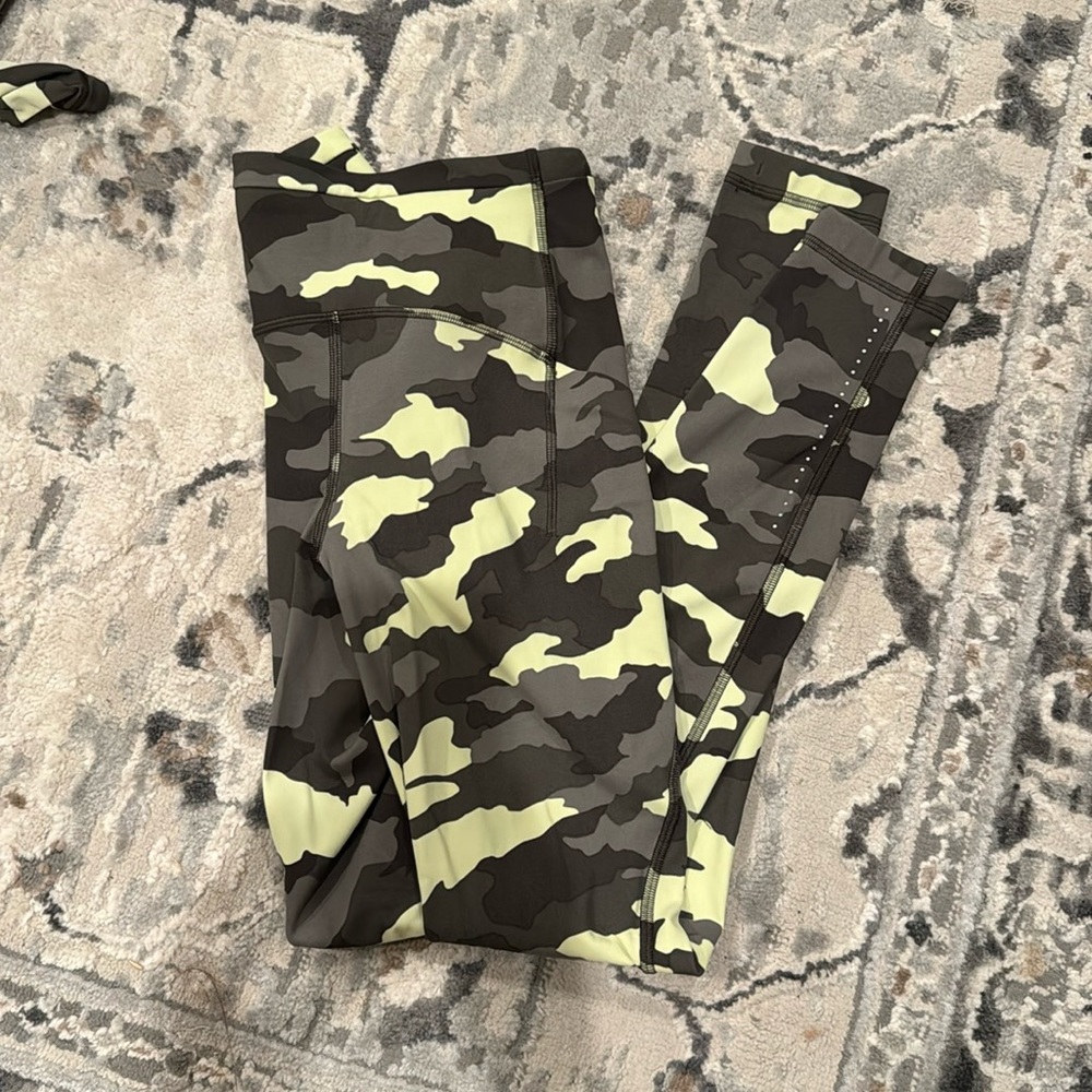 Lululemon green camo leggings
